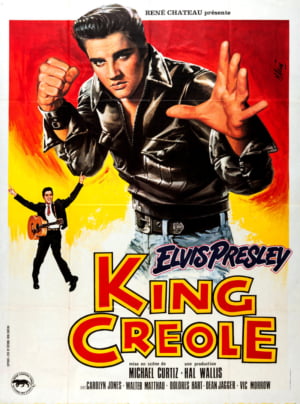 Elvis KingCreole movie poster France 800